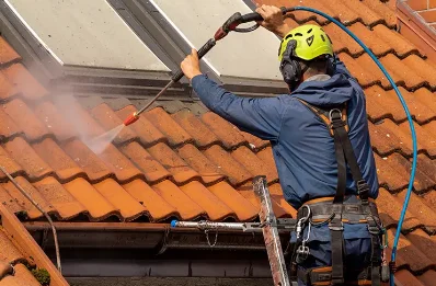 Démoussage et hydrofuge de toiture à Prouzel